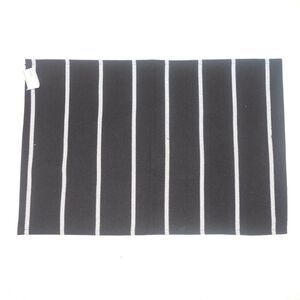 NEW Black White Stripe Accent Floor Rug from Target Farmhouse Style